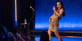 Ali Wong in her comedy special, Hard Knock Wife.