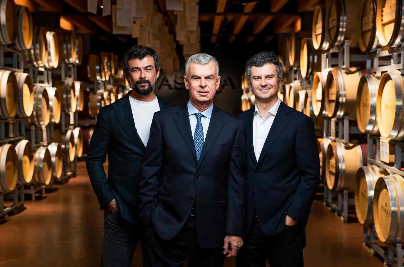 Riccardo, Umberto and Alessandro Pasqua