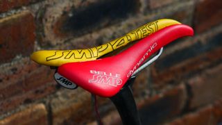 Selle SMP Dynamic saddle pictured from the behind