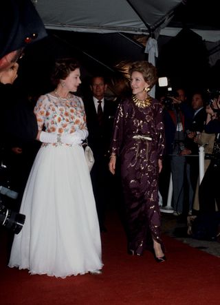 queen elizabeth best fashion 1983
