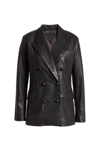 BLANKNYC Faux Leather Blazer