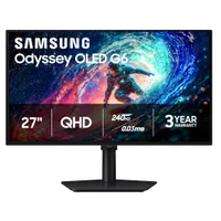 Samsung 27-inch Odyssey OLED G6 Monitor Samsung 27-inch Odyssey OLED G6 Monitor
