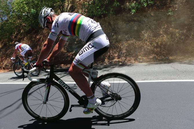 Philippe Gilbert (BMC) suffered ill-fortune on day two of the Tour Down Under.