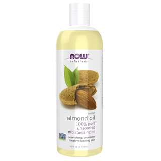 Now Foods Solutions, Sweet Almond Oil, 100% Pure Moisturizing Oil, Promotes Healthy-Looking Skin, Unscented Oil, 16-Ounce,package May Vary