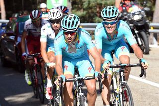 Mikel Landa on stage twenty of the 2015 Tour of Spain