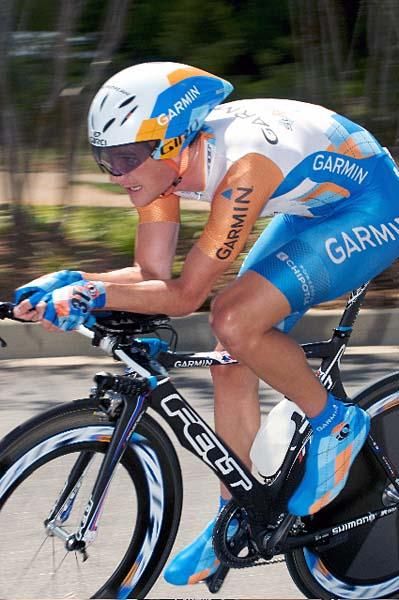 David Zabriskie (Garmin - Slipstream) on his way to winning the US Professional Time Trial Championships