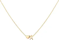 Glimmerst Initial Heart Necklace