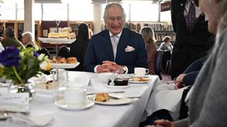 King Charles III attends afternoon tea at the Colchester Library