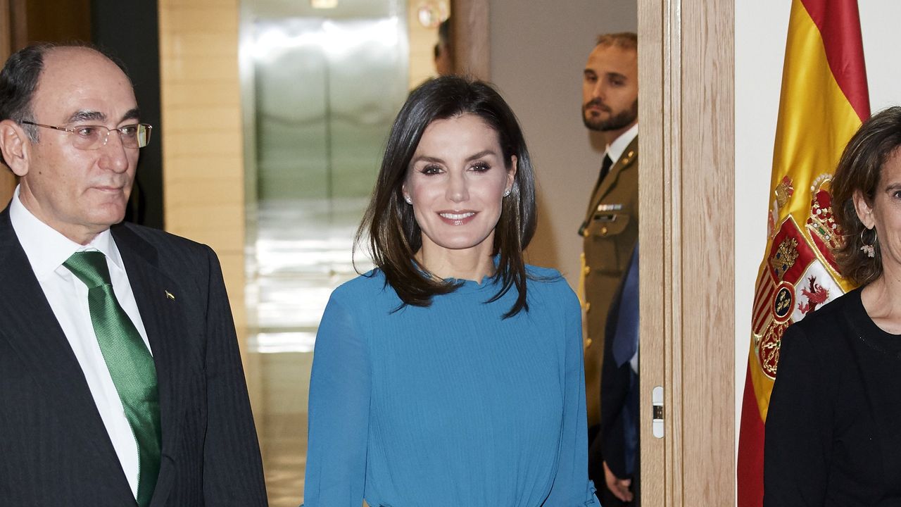 Queen Letizia Of Spain Attends Ibedrola Foundation Scholarships