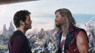 Chris Pratt and Hemsworth in Thor 4