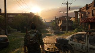 The Last of Us Part 1 beautiful sunshine on an abandoned street