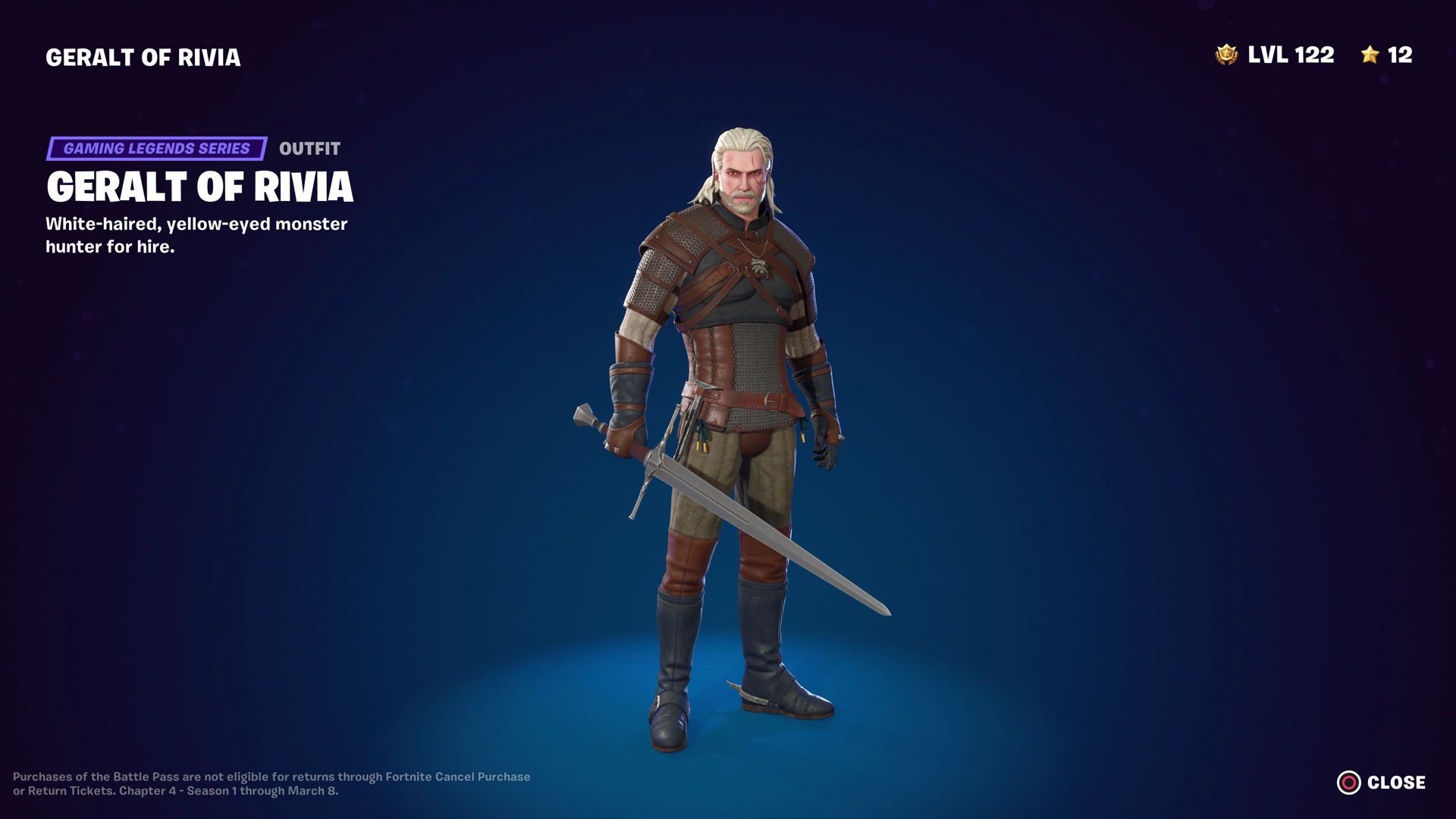 Fortnite Players Call New Witcher Content ‘Big Disappointment’ After ‘Barely Noticeable Color Change’