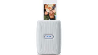 Fujifilm Instax Mini Link photo printer on white background