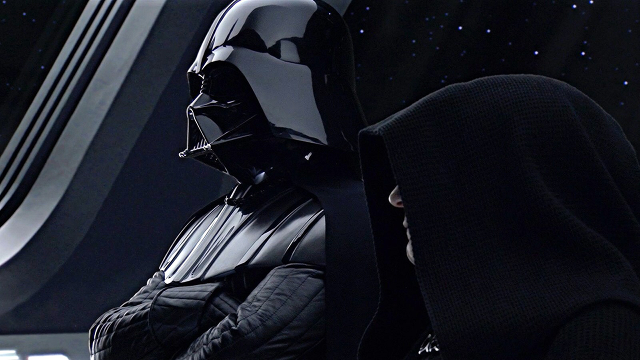 Darth Vader and Darth Sidious.