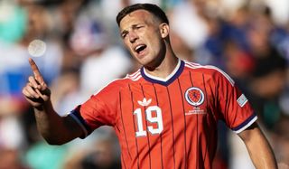 Scotland's Lewis Ferguson during a UEFA Nations League match between Slovenia and Scotland at the Stadion Stozice, on September 26, 2026, in Ljubljana, Slovenia