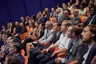The 2016 BIA audience enjoys the warm-up act