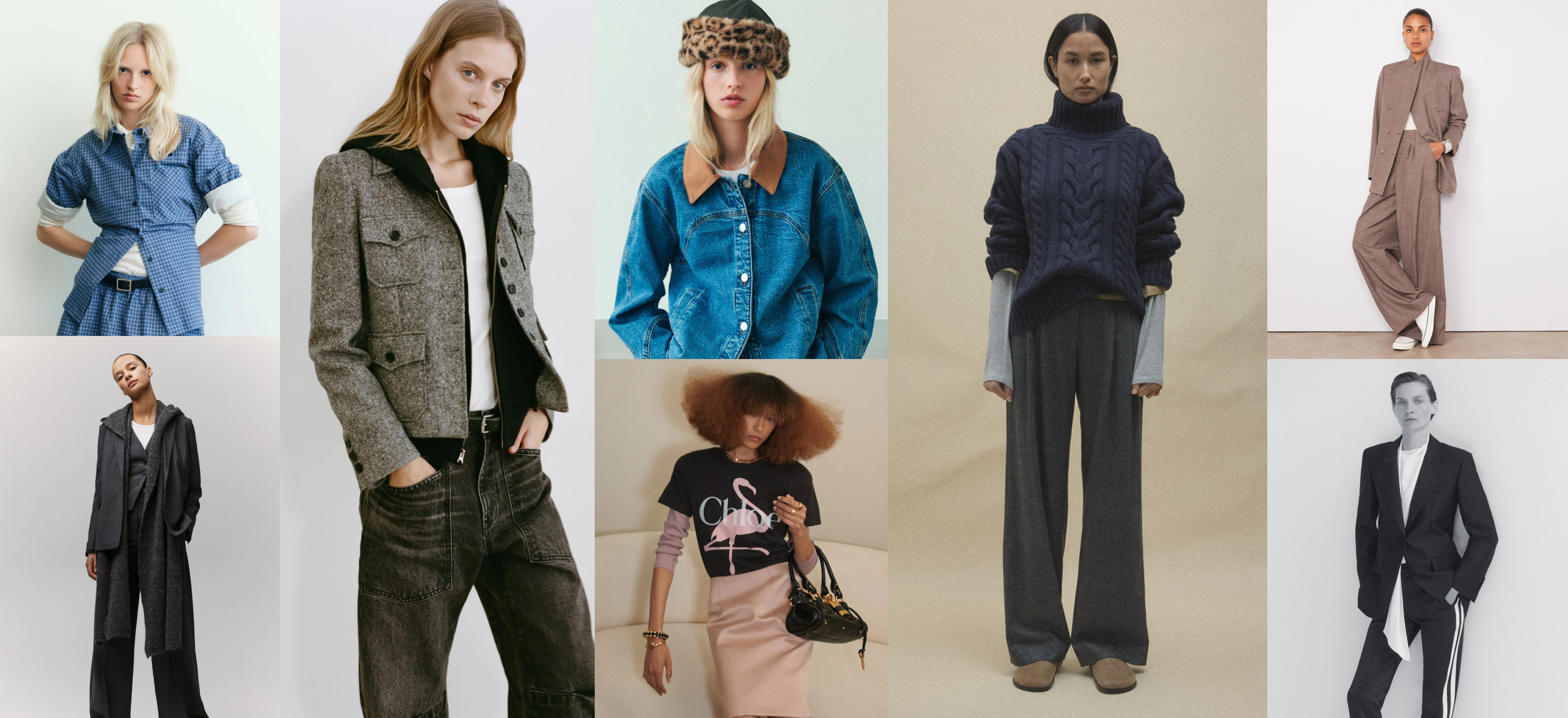 women wearing base layering outfits from Baum und Pferdgarten, Rag &amp;amp; Bone, Nili Lotan, Chlo&amp;eacute;, TWP, Officine G&amp;eacute;n&amp;eacute;rale, and Adam Lippes Resort 2026