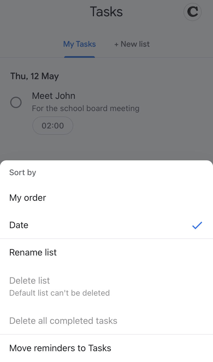 Google Tasks 2