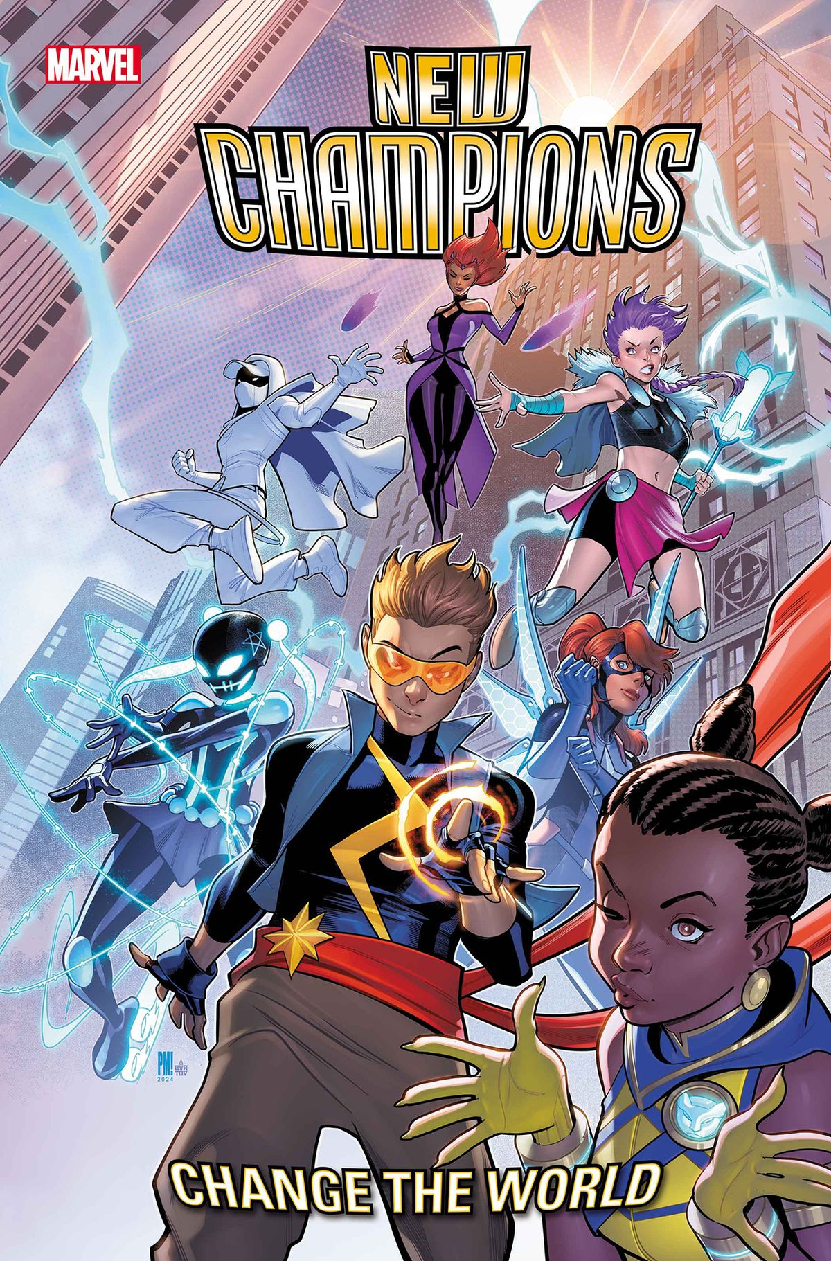 New Champions #1 cover by Paco Medina