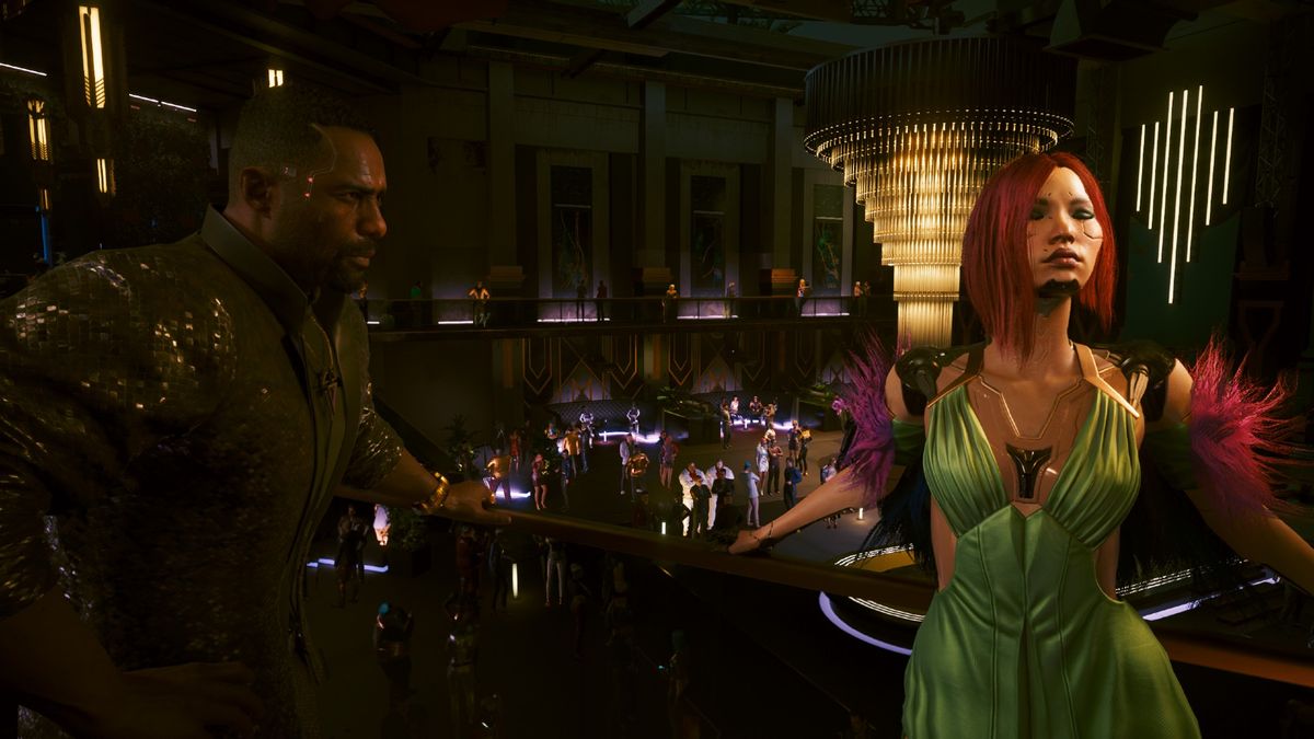 Cyberpunk 2077 Songbird and Reed in the Black Diamond