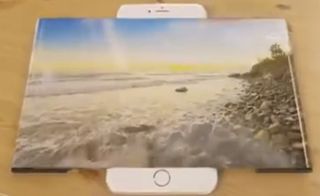 Foldable screen concept
