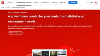 Website screenshot for Adobe Experience Manager