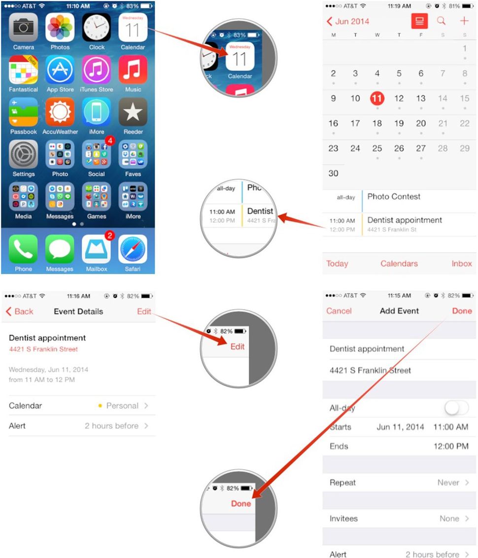 How to create, edit, and delete calendar events on your iPhone or iPad ...