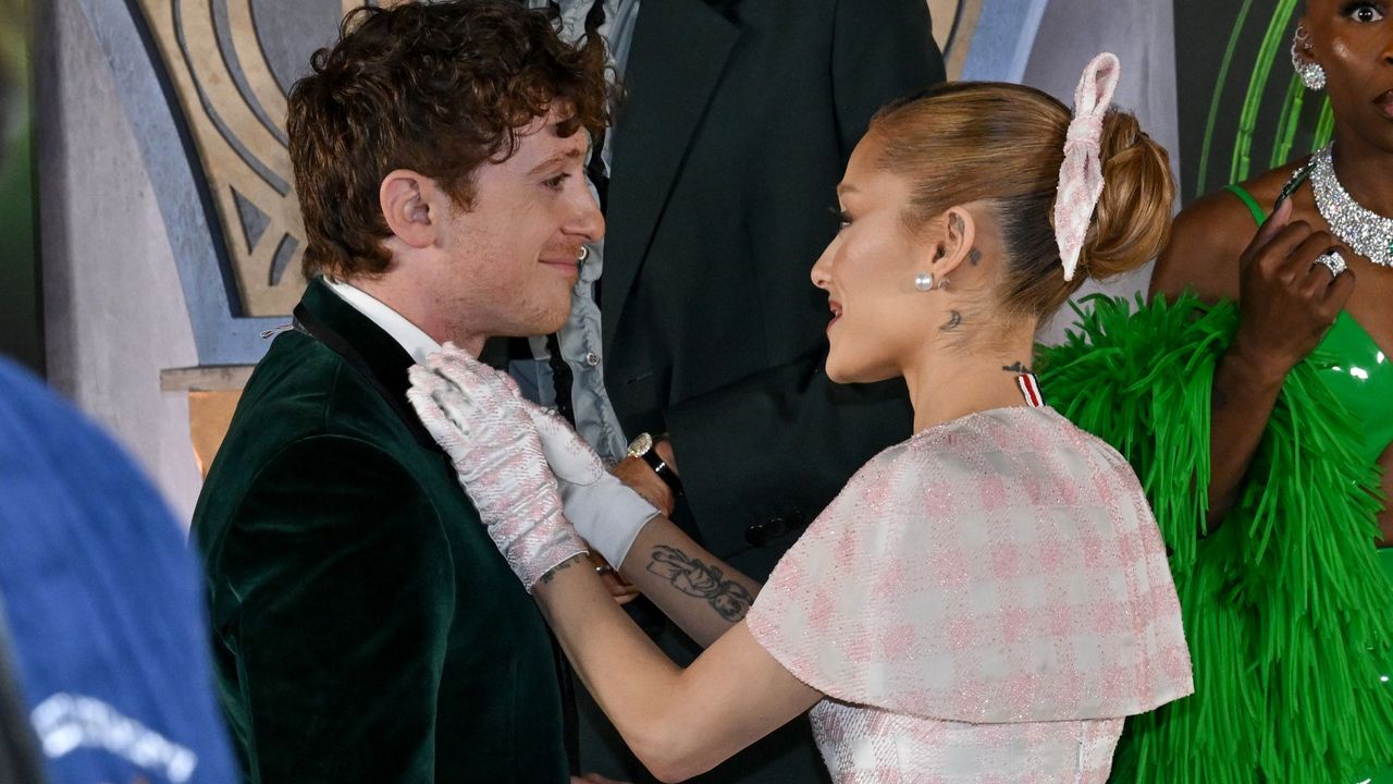 Ariana Grande and Ethan Slater at Wicked LA Premiere