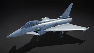 The Eurofighter aircraft as portrayed in the videogame War Thunder