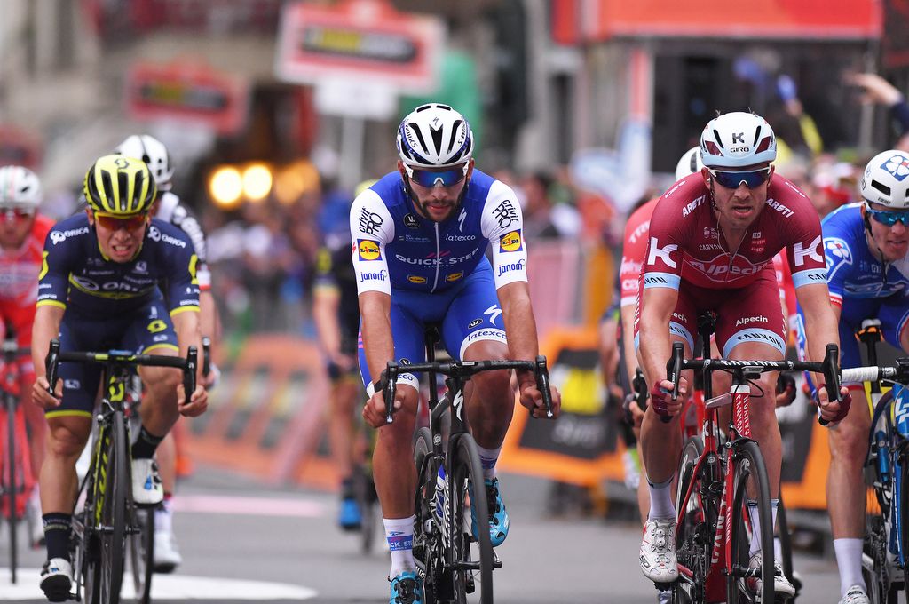 Alexander Kristoff (Katusha - Alpecin) won the sprint for fourth place