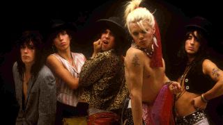 Hanoi Rocks posing for a photograph in 1984