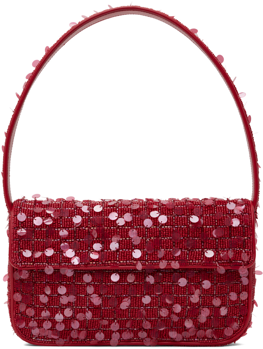 Red Tommy Beaded Bag