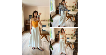 white maxi skirts