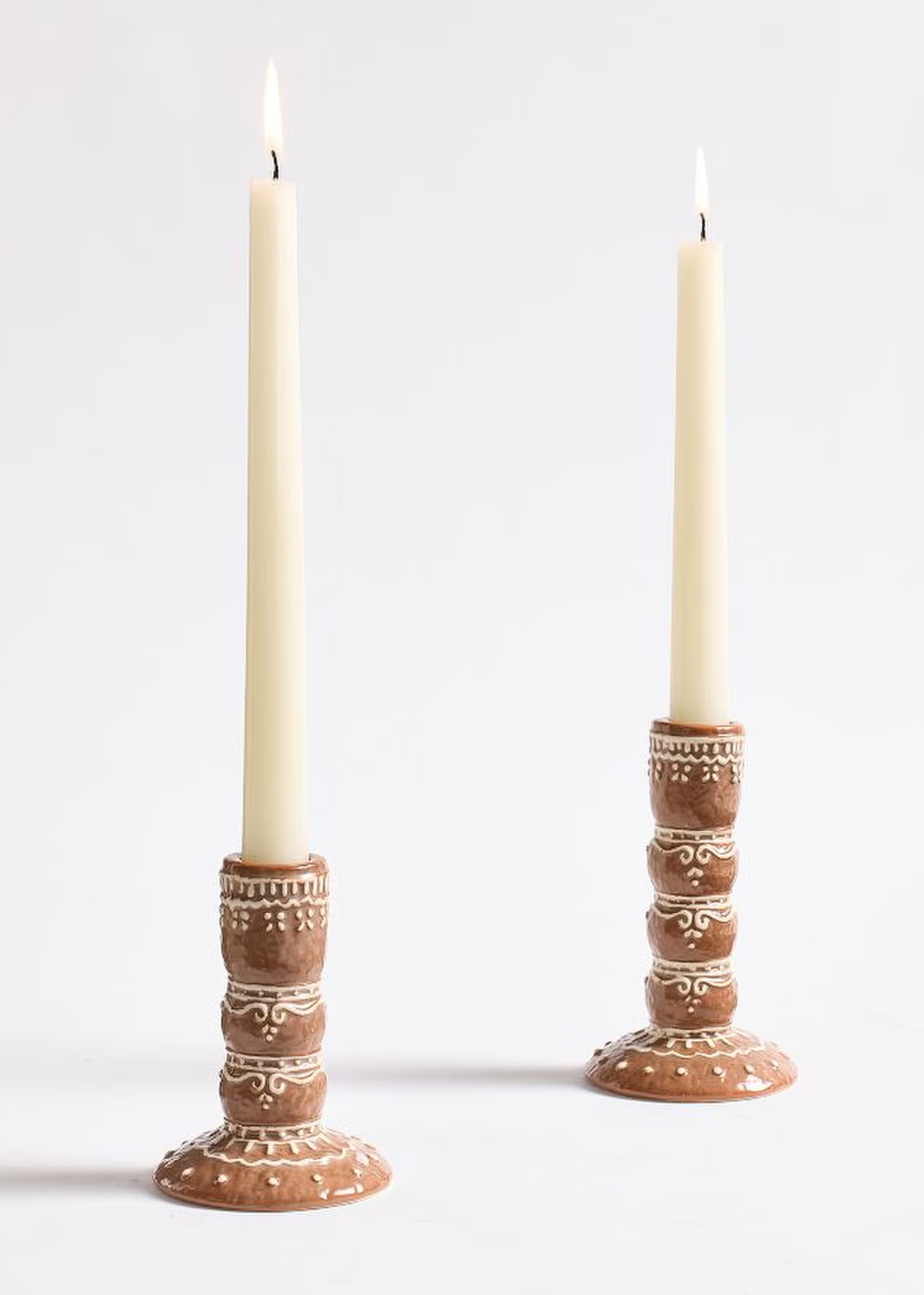 Handcrafted Ceramic Gingerbread Candle Holder