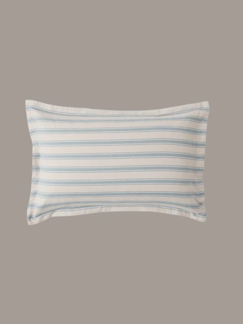 Fjord Stripe Cotton Flannel Oxford Pillowcase Set