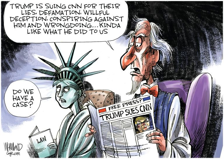 Political Cartoon.