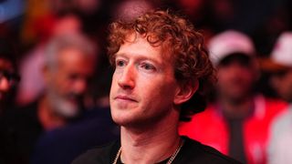 Mark Zuckerberg is seen in attendance during the UFC 313 event at T-Mobile Arena on March 08, 2025 in Las Vegas, Nevada.