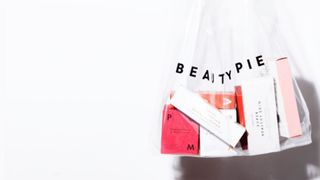 Bag of beauty pie products as part of our best baby shower gifts roundup