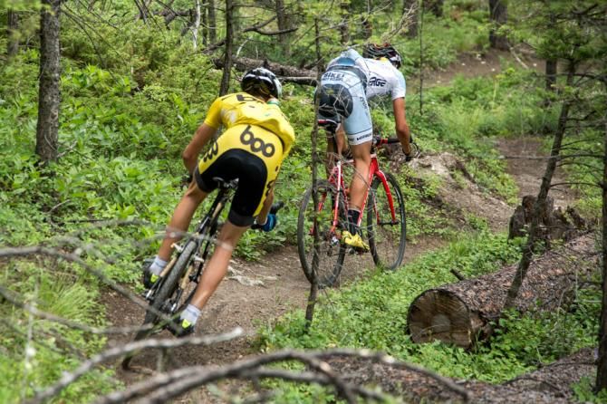 The afternoon ride sometimes involves smotth portions of singletrack.