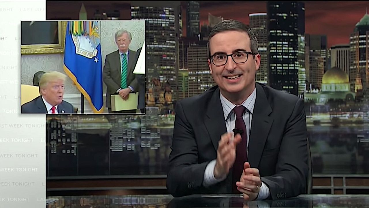 John Oliver razzes John Bolton over his &amp;quot;Libya model&amp;quot; quote