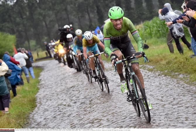 Sonic boom: Belkin's Lars Boom goes on the attack at the Tour
