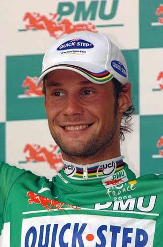 Tom Boonen (Quick.Step) smiles in the green jersey
