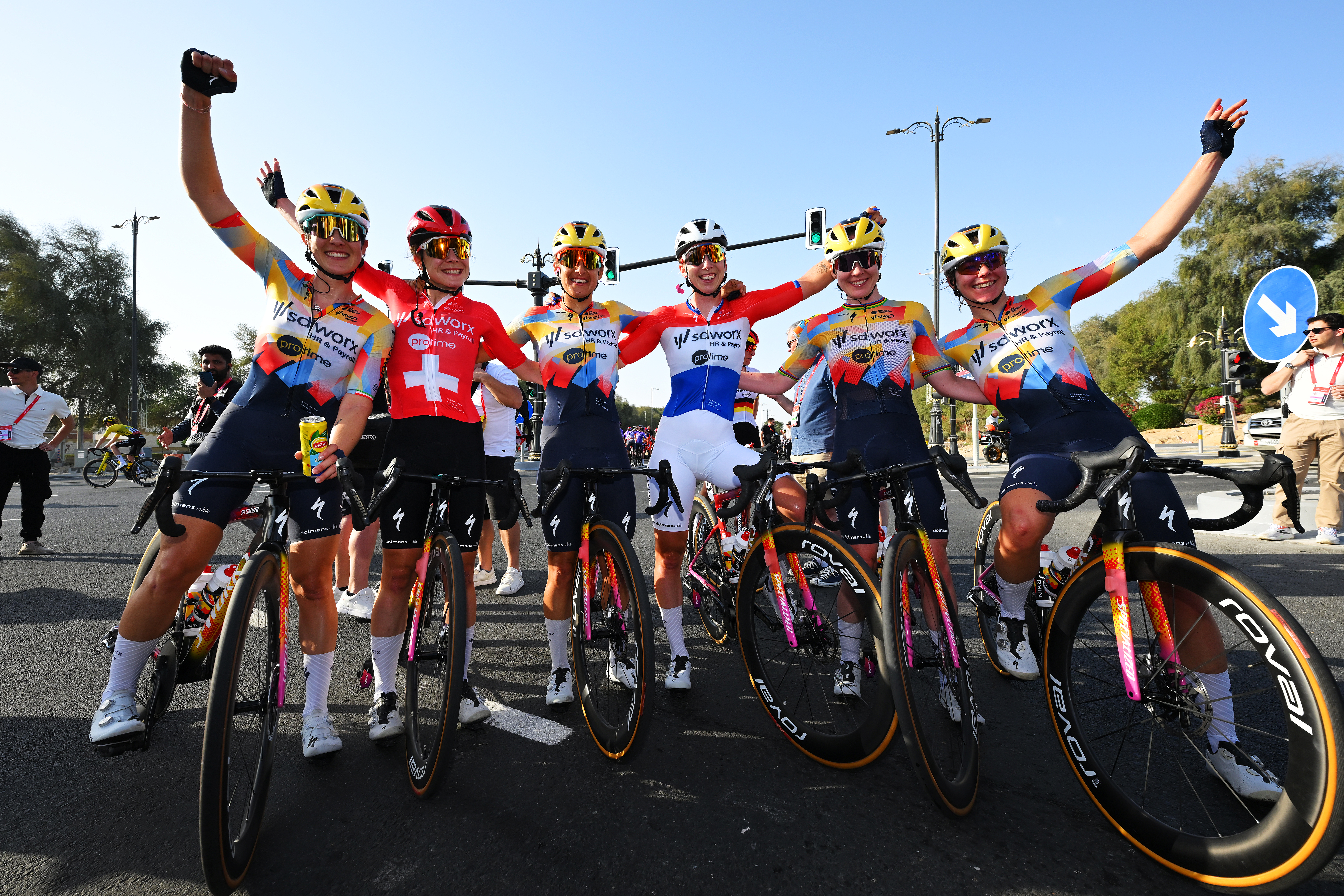 SD Worx-Protime celebrate at the UAE Tour Women