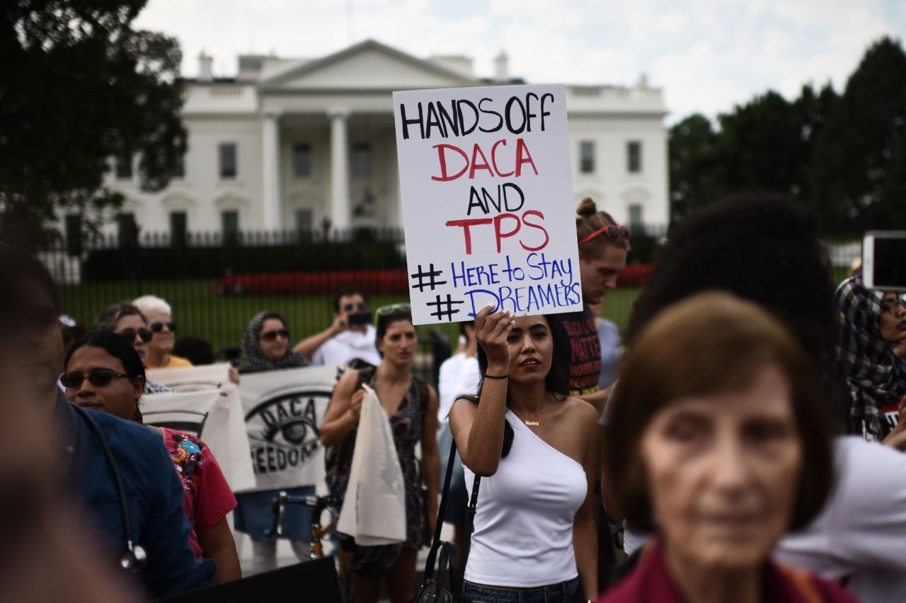 A rally in support of DACA in Washington, D.C.