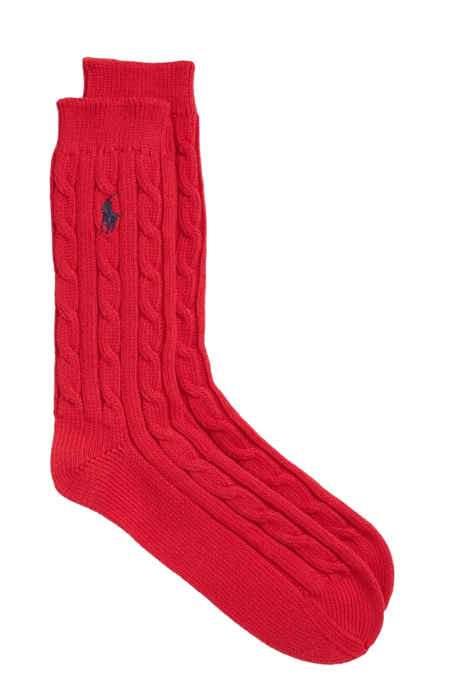 Seasonless Cable Crew Socks
