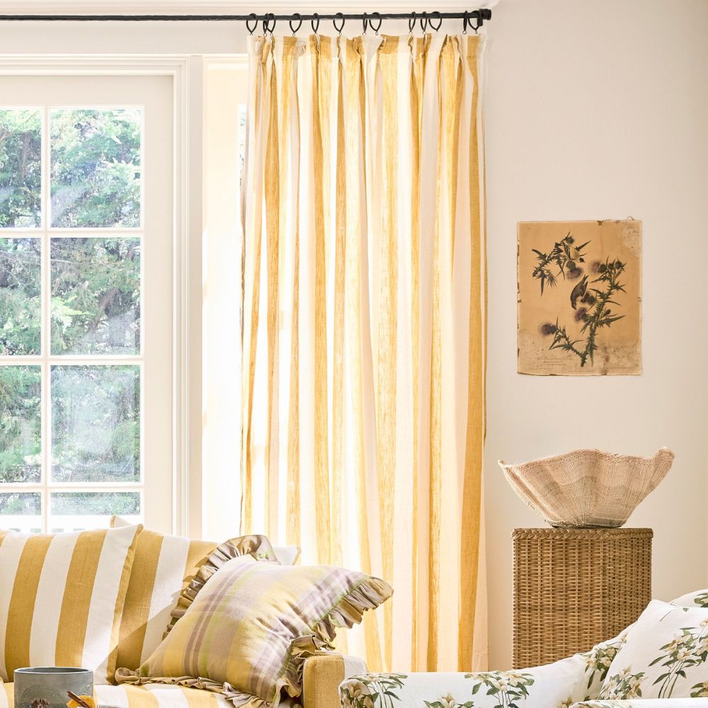 Light-Weight Cabana Stripe Curtain
