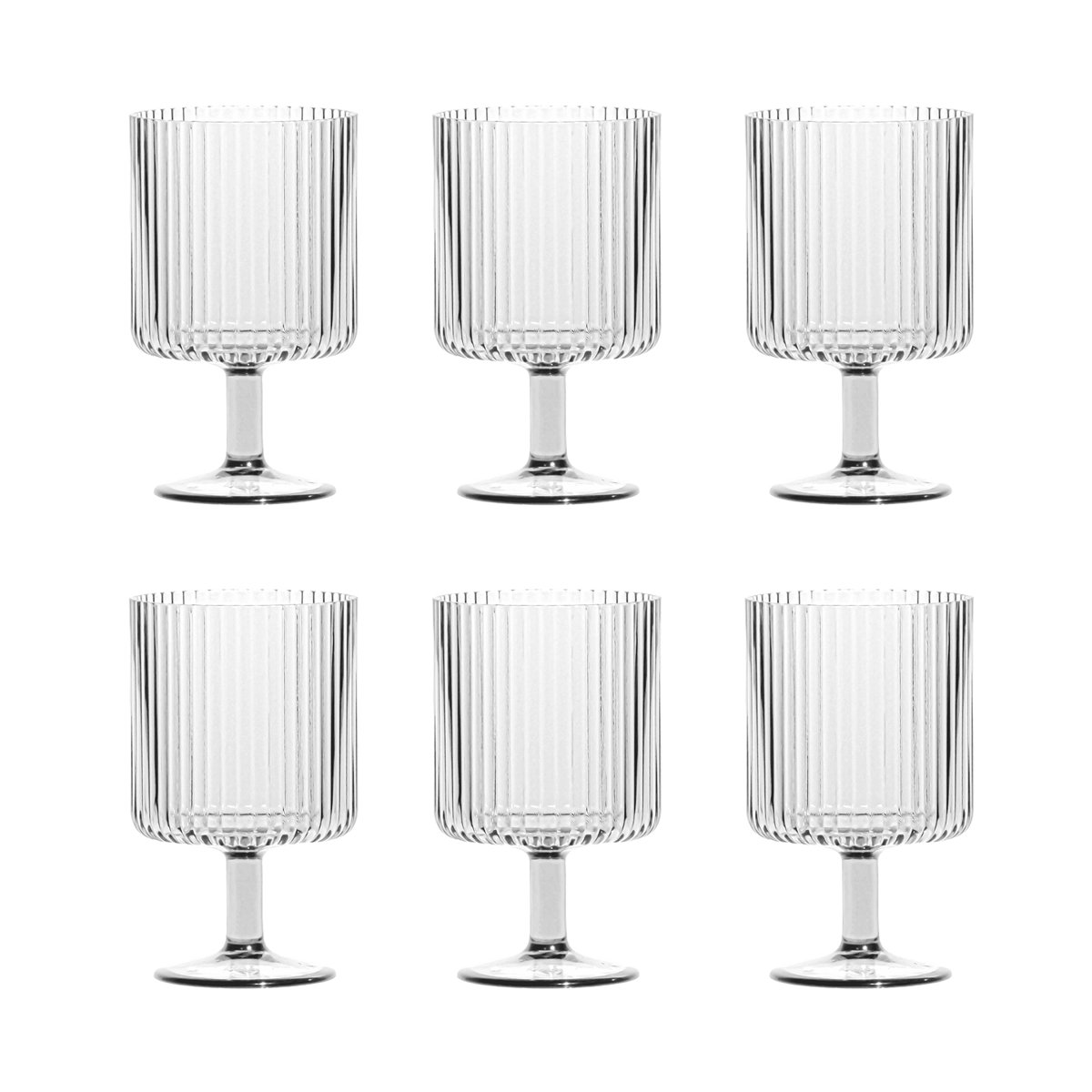 Re/fine&amp;trade; Laya Fluted Acrylic Goblet &amp;amp; Reviews | Wayfair