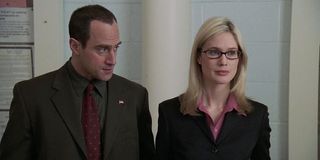 Christopher Meloni and Stephanie March on Law and Order: SVU