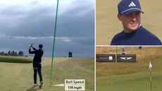 Ludvig Aberg suffered a brutal break during the first round of the Scottish Open at The Renaissance Club.