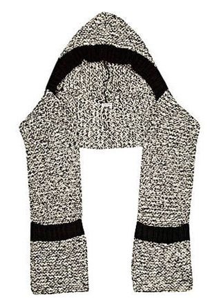 River Island hooded scarf, £32